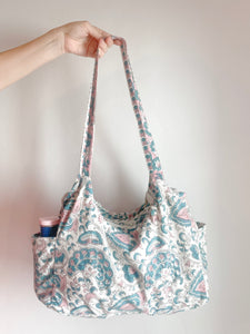 Bolso Jeb azul y rosa