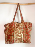 Cargar imagen en el visor de la galería, Bolso Thaila ocre y rojo
