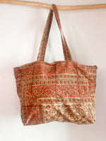 Cargar imagen en el visor de la galería, Bolso Thaila ocre y rojo
