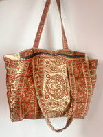 Cargar imagen en el visor de la galería, Bolso Thaila ocre y rojo
