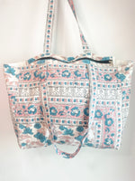 Cargar imagen en el visor de la galería, Bolso Thaila azul y rosa

