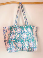 Charger l&#39;image dans la galerie, Bolso Thaila azul y verde
