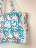 Lade das Bild in den Galerie-Viewer, Bolso Thaila azul y verde
