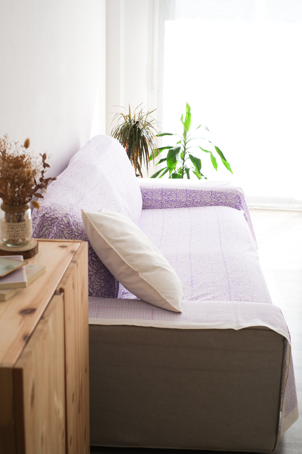 Cubresofá Pakka Lila