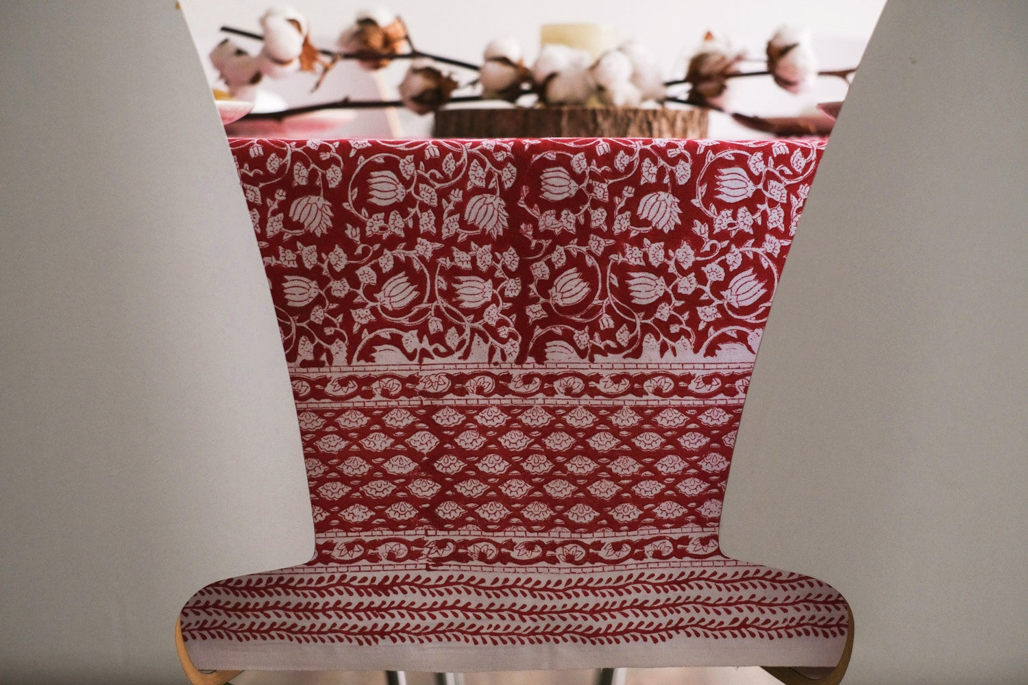 Mantel Kavya Rojo