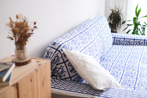 Cubresofá Grees Azul
