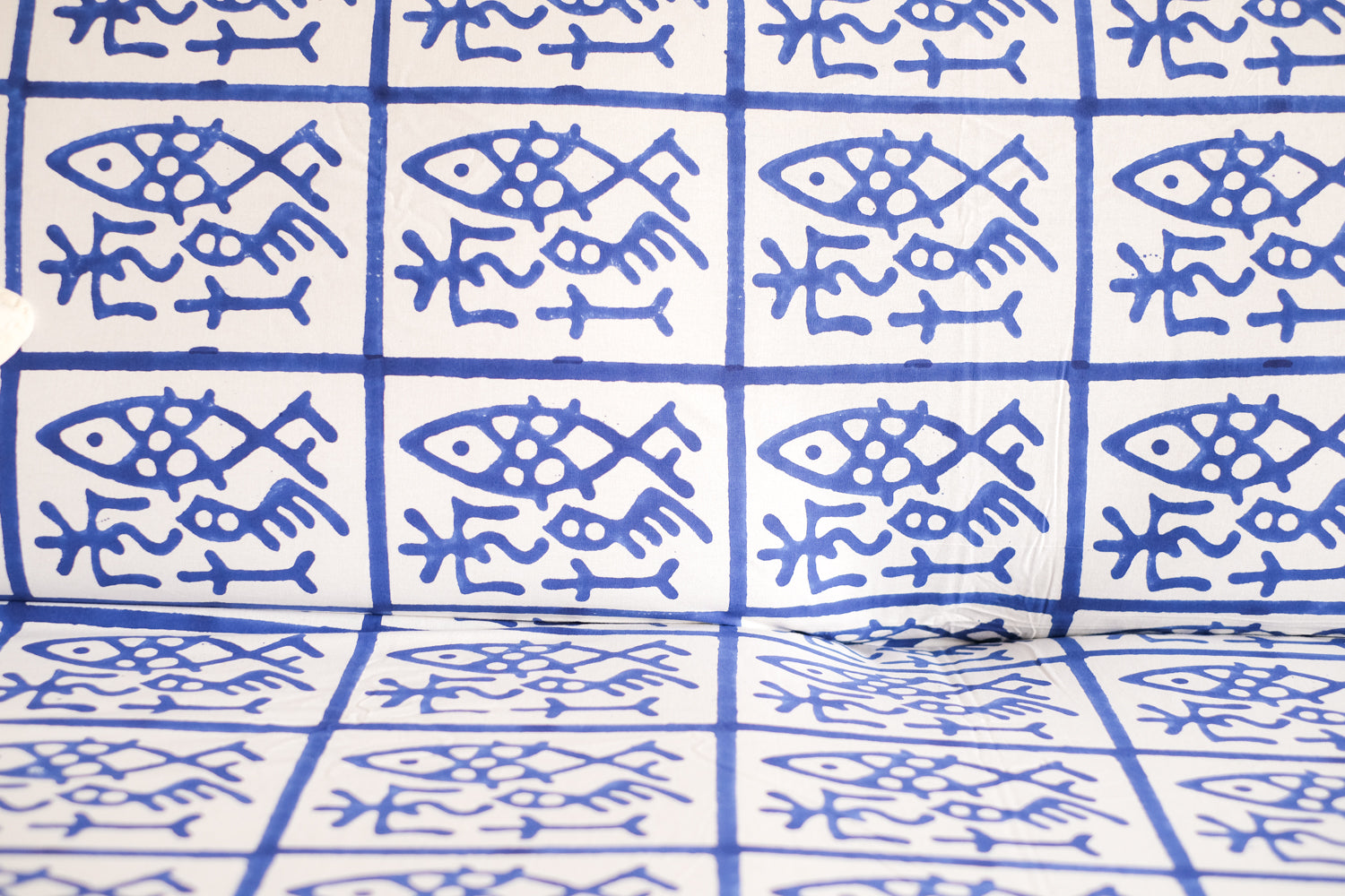 Cubresofá Grees Azul