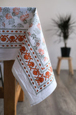 Charger l&#39;image dans la galerie, Mantel Lavanya Naranja y Verde
