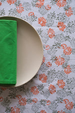 Charger l&#39;image dans la galerie, Mantel Lavanya Naranja y Verde
