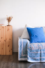 Charger l&#39;image dans la galerie, Cubresofá Theesl Azul y Naranja
