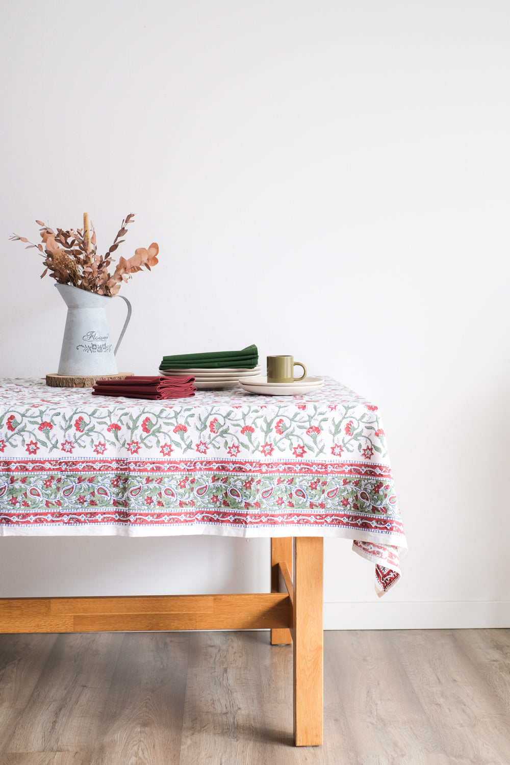 Mantel Lueesa Blanco i Rojo