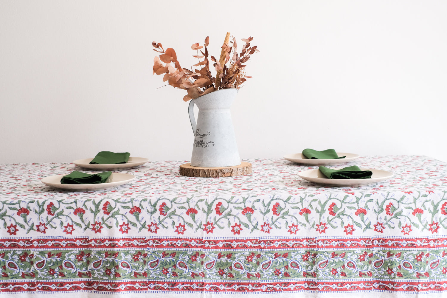 Mantel Lueesa Blanco i Rojo