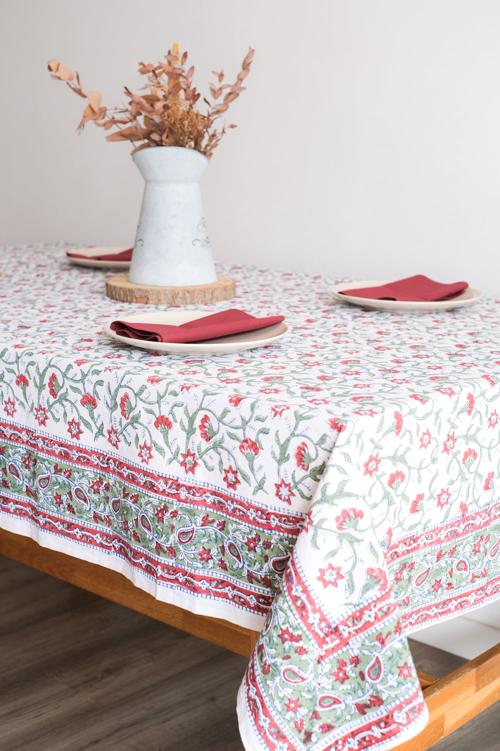 Mantel Lueesa Blanco i Rojo