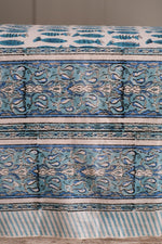 Cargar imagen en el visor de la galería, Cubrecamas Matsya azul
