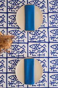 Mantel Grees azul