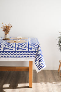 Mantel Grees azul