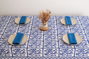 Mantel Grees azul