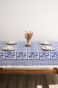 Mantel Grees azul