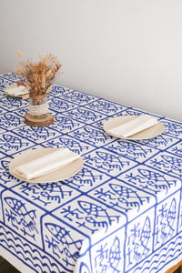 Mantel Grees azul