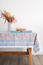 Lade das Bild in den Galerie-Viewer, Mantel Theesl Azul y Naranja
