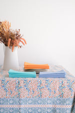 Lade das Bild in den Galerie-Viewer, Mantel Theesl Azul y Naranja
