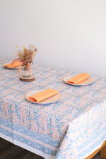 Lade das Bild in den Galerie-Viewer, Mantel Theesl Azul y Naranja
