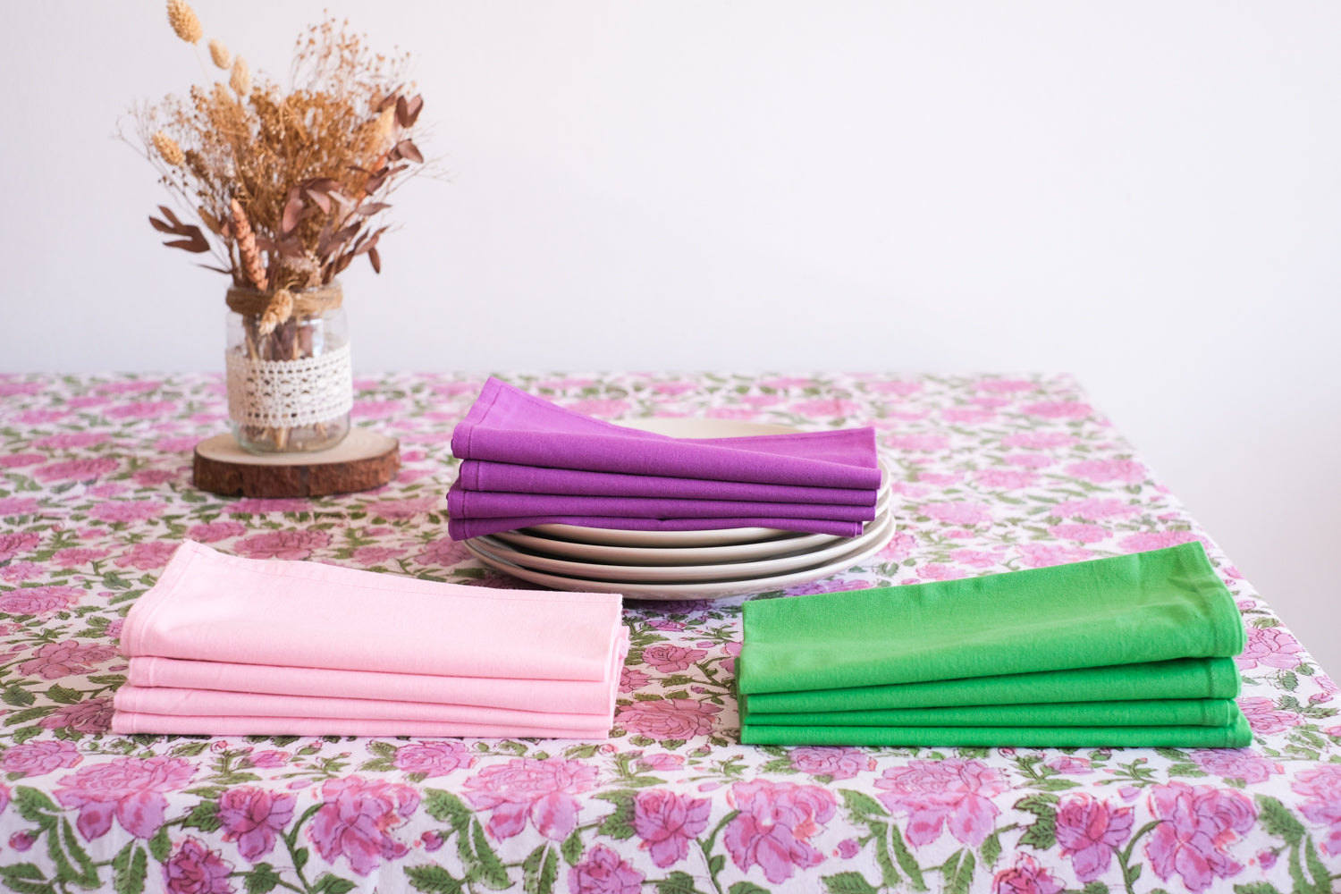 Mantel Kokoon Blanco y Rosa