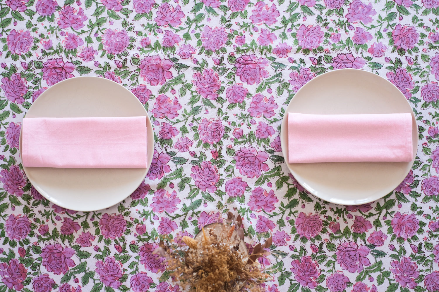 Mantel Kokoon Blanco y Rosa