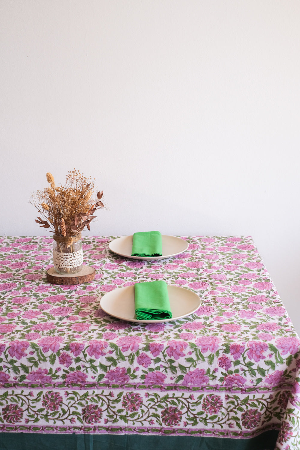 Mantel Kokoon Blanco y Rosa