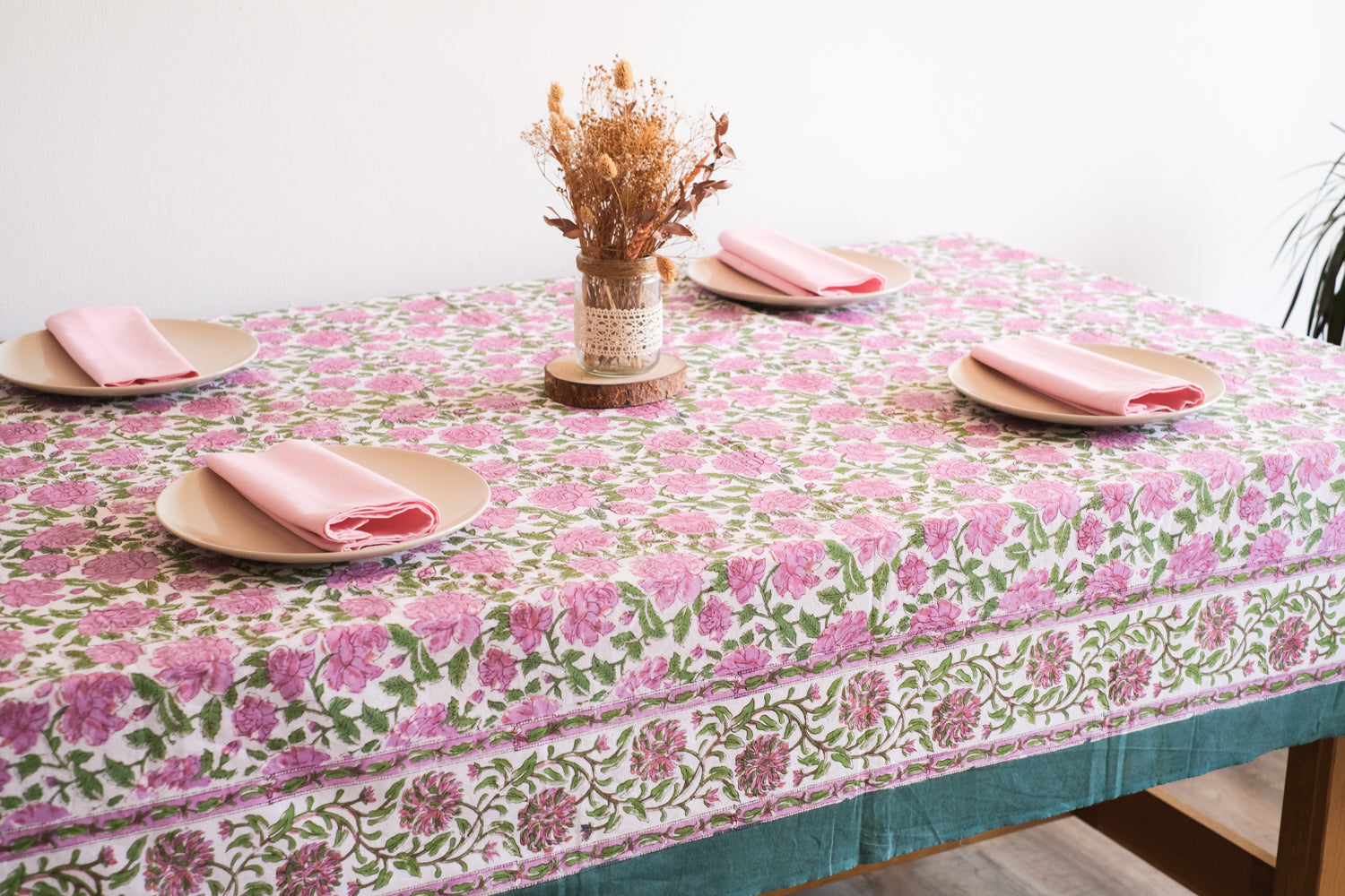 Mantel Kokoon Blanco y Rosa