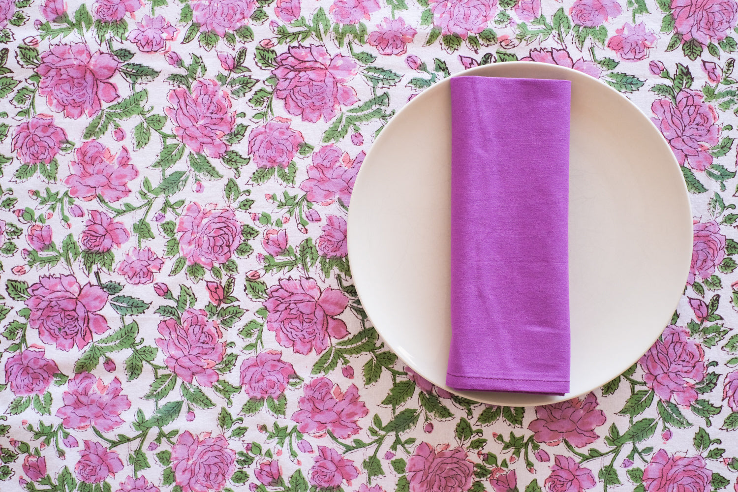 Mantel Kokoon Blanco y Rosa