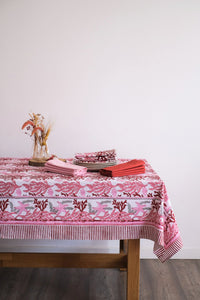 Mantel Moonga rojo