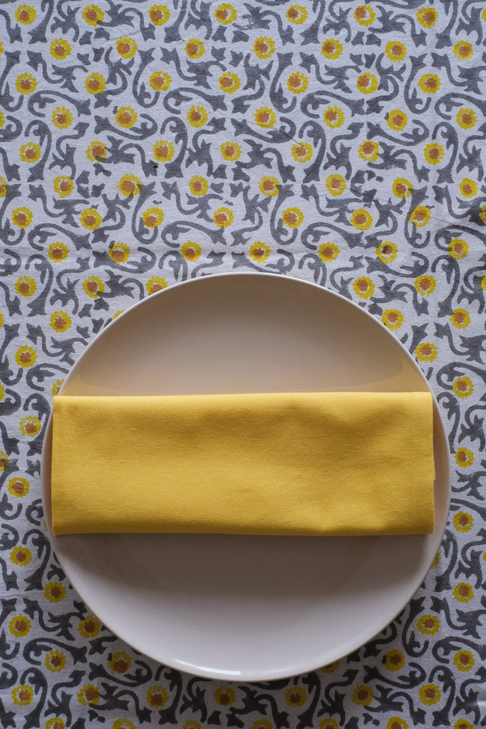 Mantel Masharoom amarillo