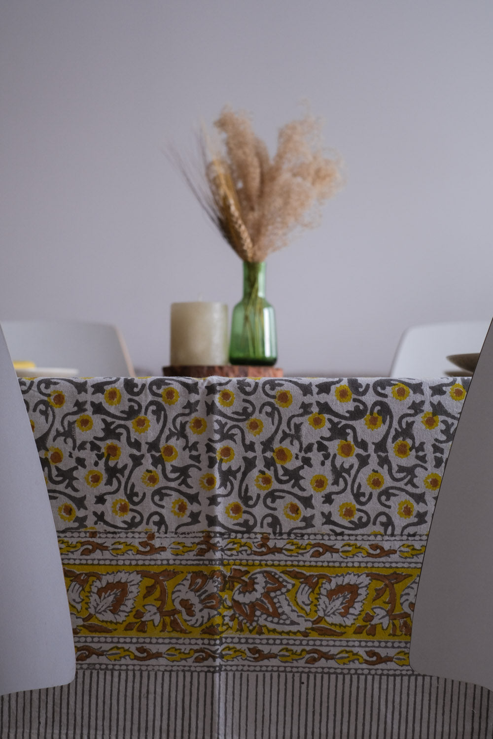 Mantel Masharoom amarillo