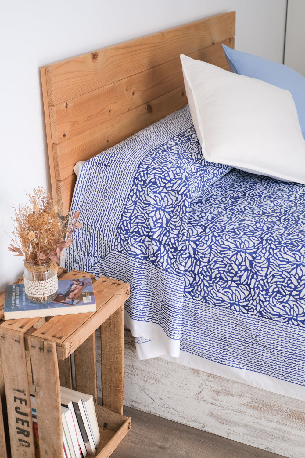 Cubrecamas Pakka Azul