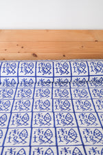 Lade das Bild in den Galerie-Viewer, Cubrecamas Grees azul

