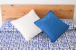 Lade das Bild in den Galerie-Viewer, Cubrecamas Grees azul
