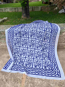 Pañuelo-pareo Grees Azul