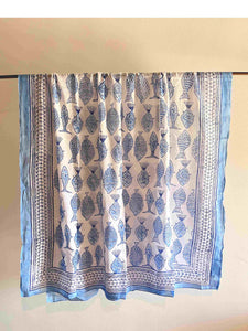Pañuelo-pareo Samudree Azul