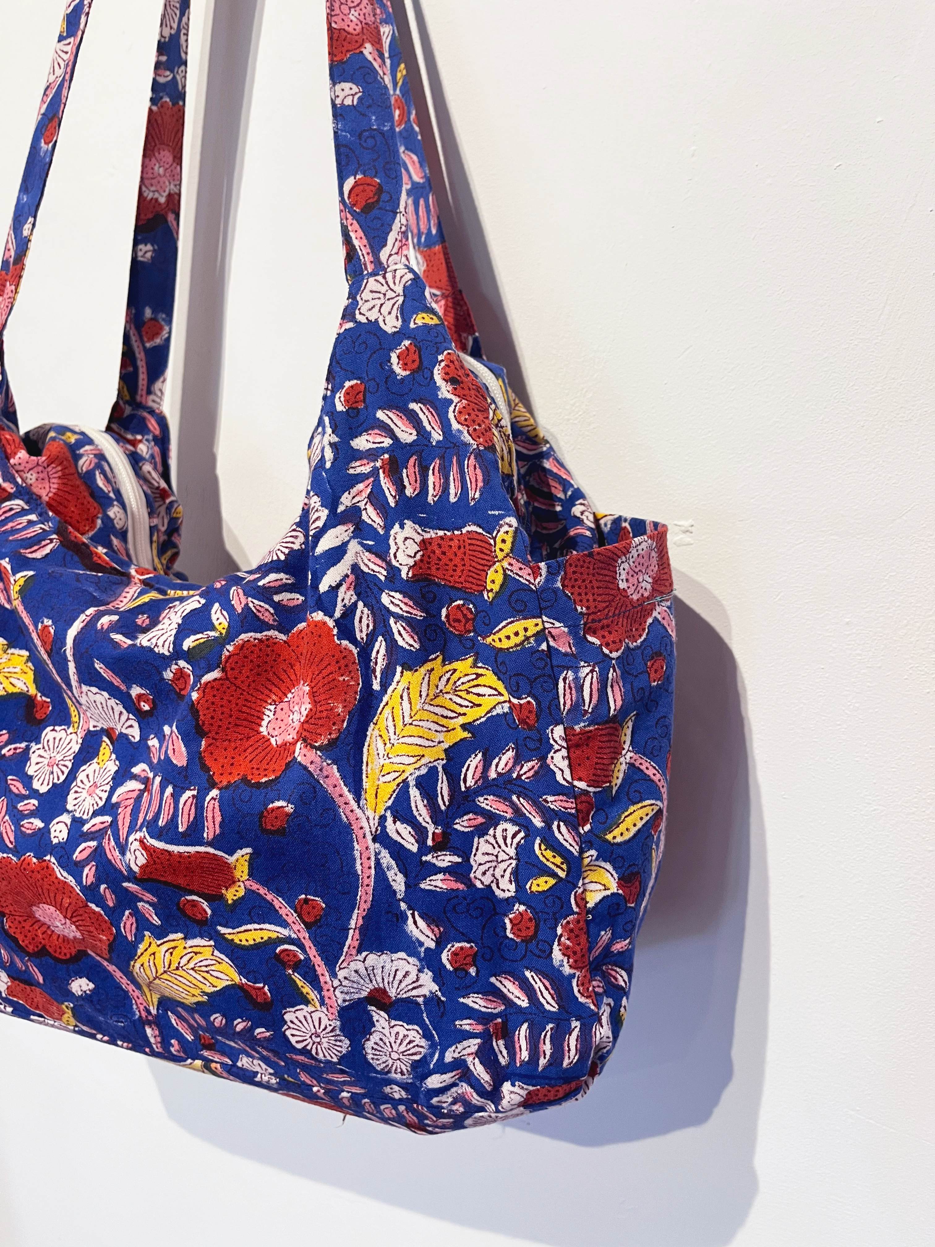 Bolso Jeb flores rojas