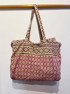 Bolso Thaila rombos rosas