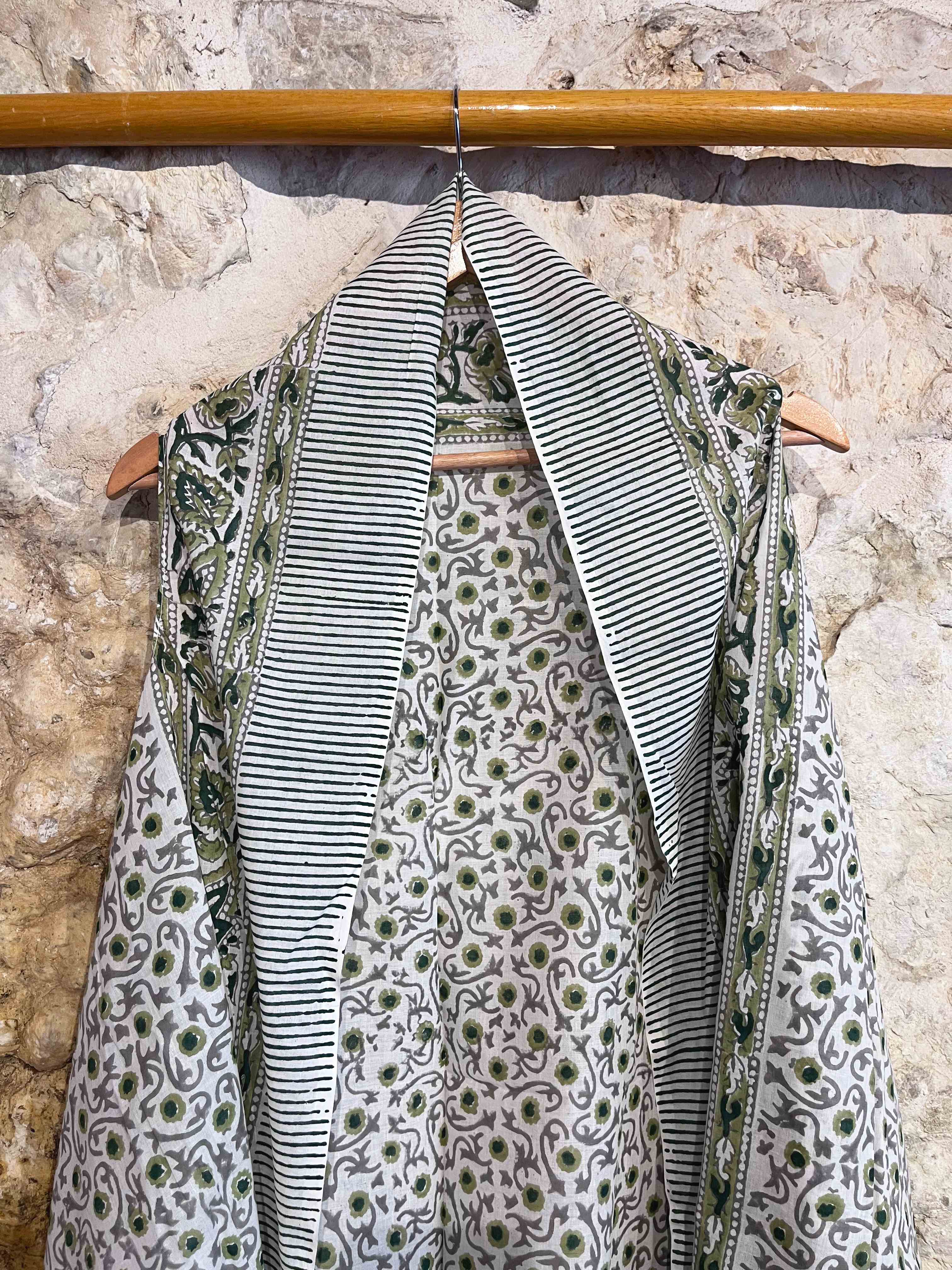 Vestido pareo Masharoom verde