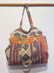 Bolso Thaila rallas naranjas
