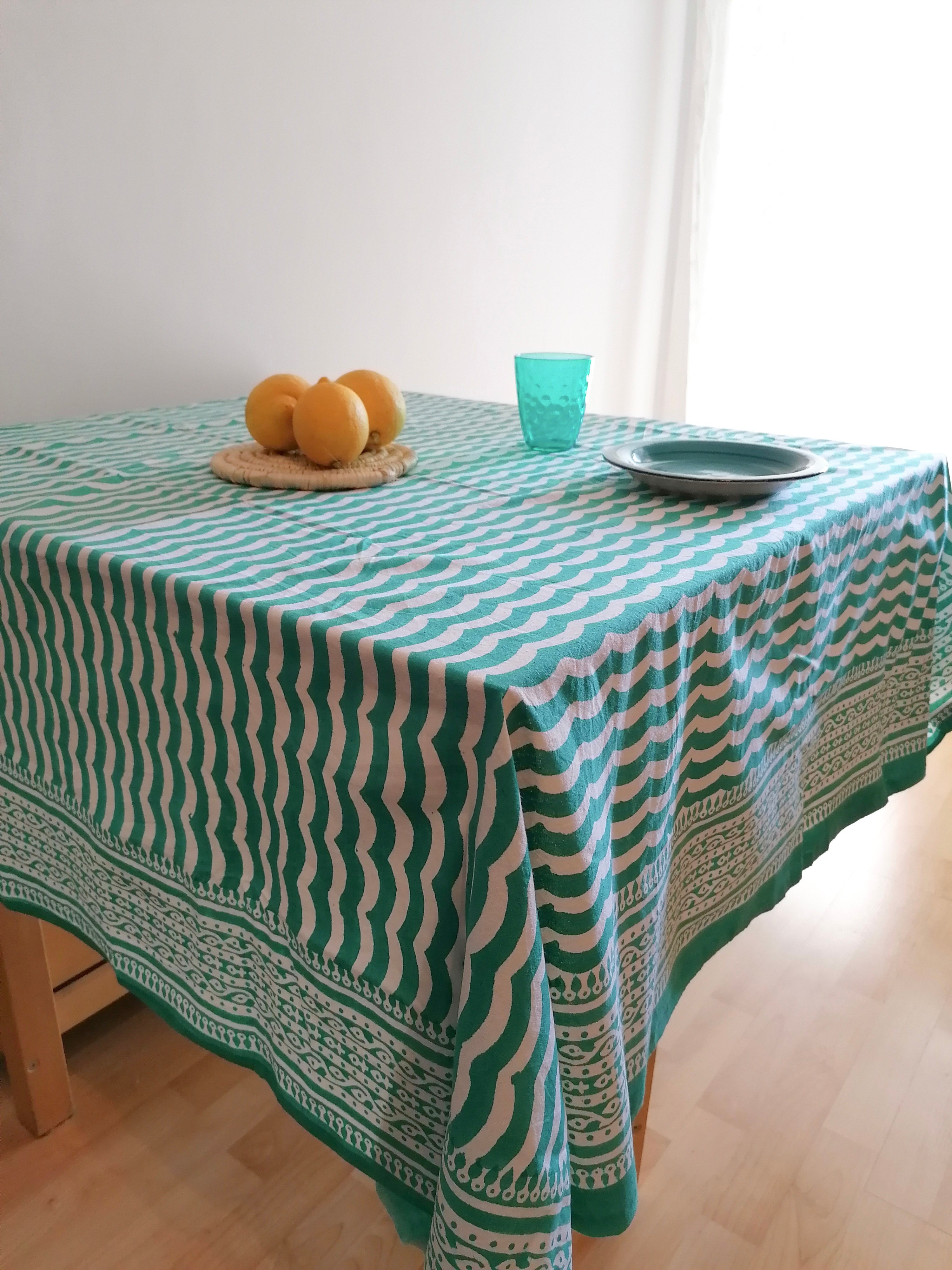 Mantel Saagar Turquesa