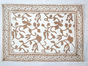 Mantel individual Vrinda marrón