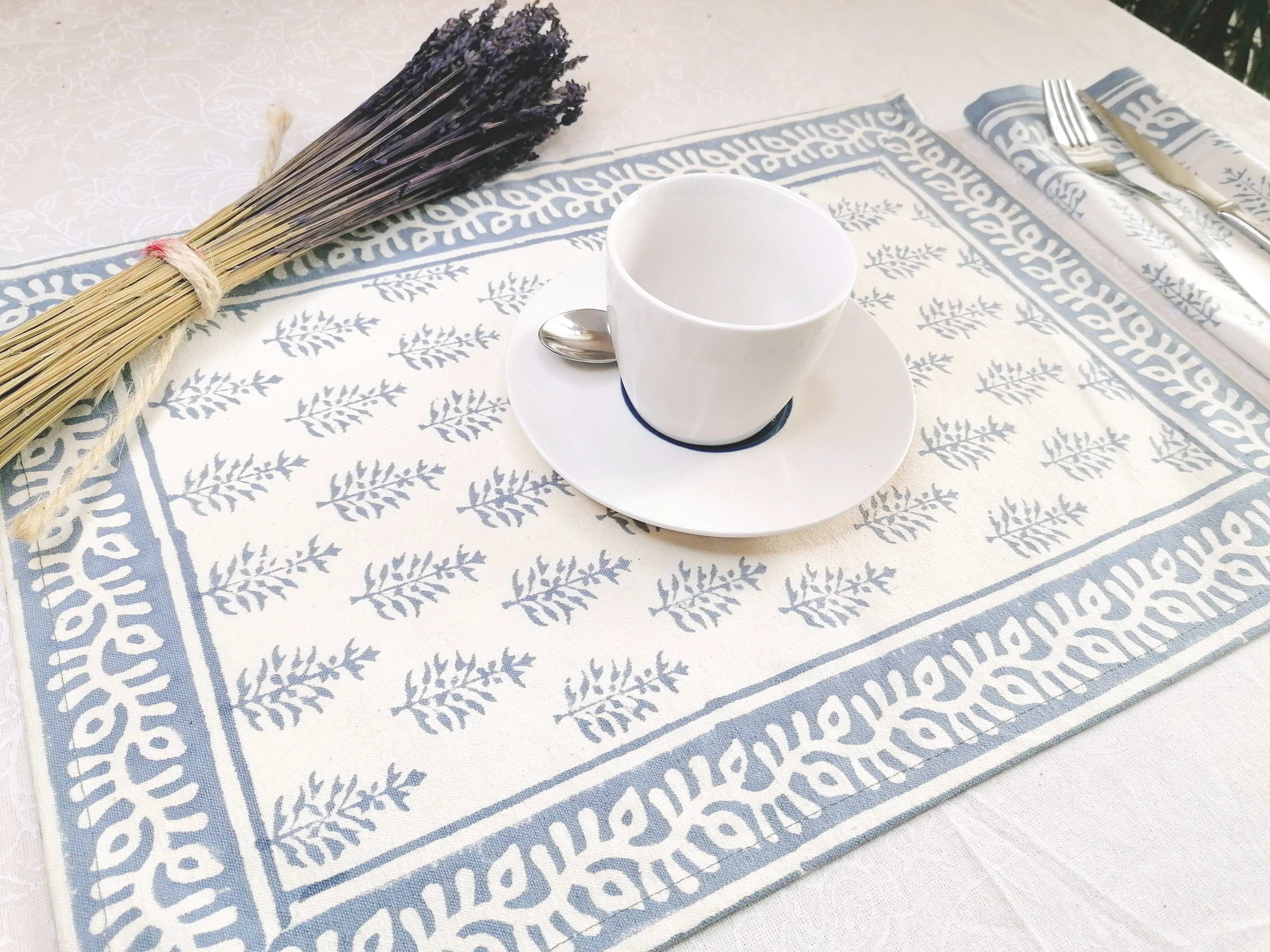 Mantel individual Shanta gris