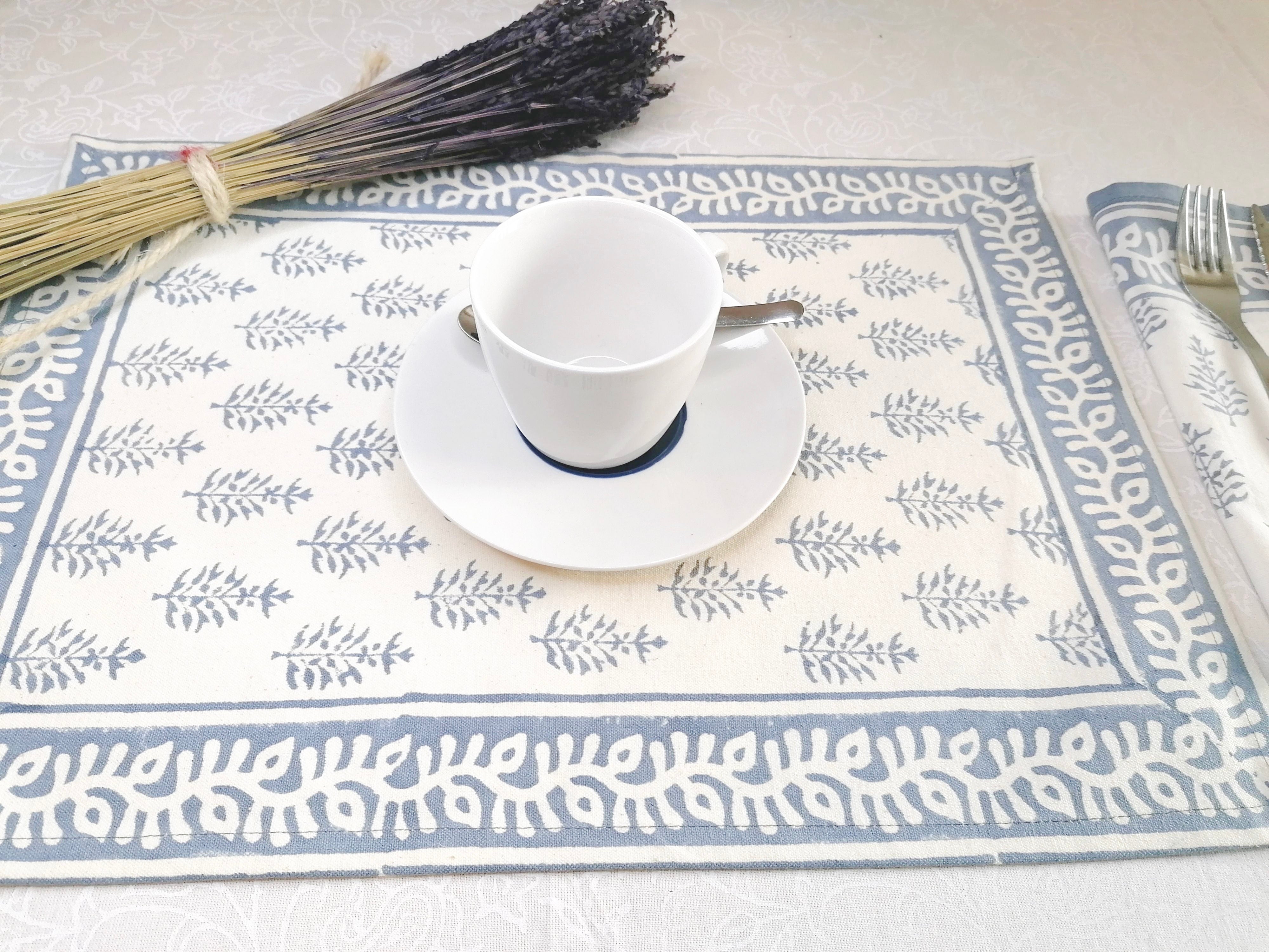 Mantel individual Shanta gris