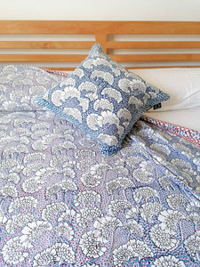 Funda cojín Daya azul
