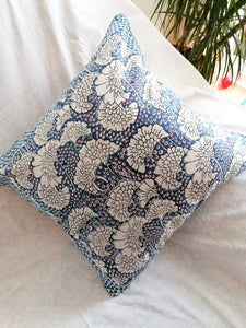 Funda cojín Daya azul