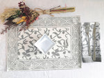 Charger l&#39;image dans la galerie, Mantel individual Vrinda gris

